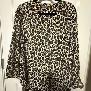 Vince Camuto Animal Print Top